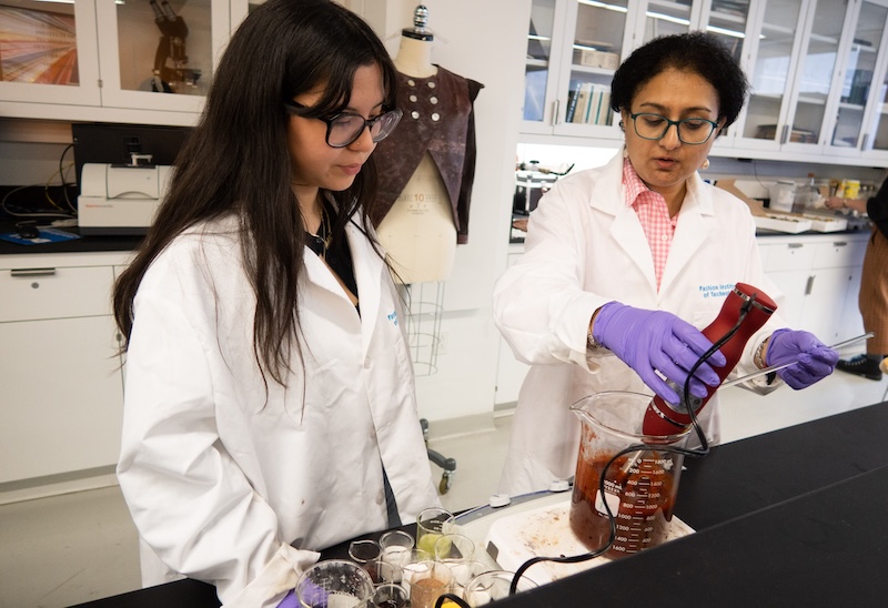 Student-Faculty Duo Creates Compostable Leather Alternative