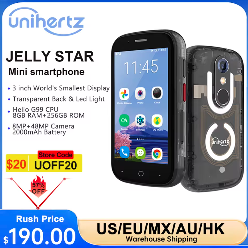Mini Celular potente Unihertz Jelly Star