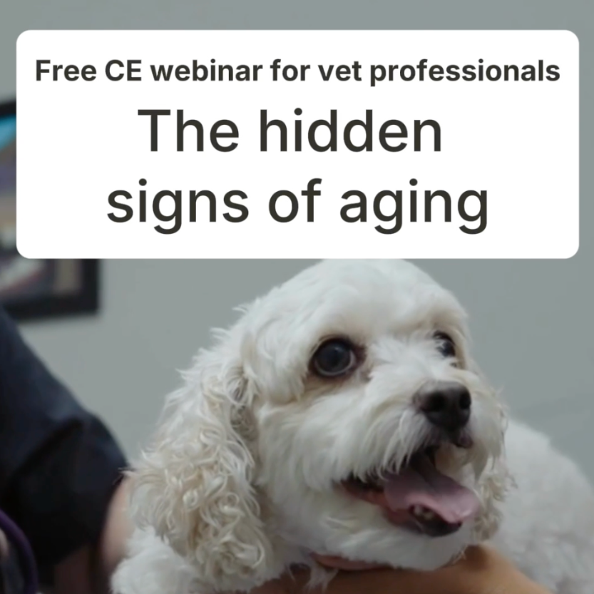 Free CE webinar (1.0 RACE) &rarr; The hidden signs of aging