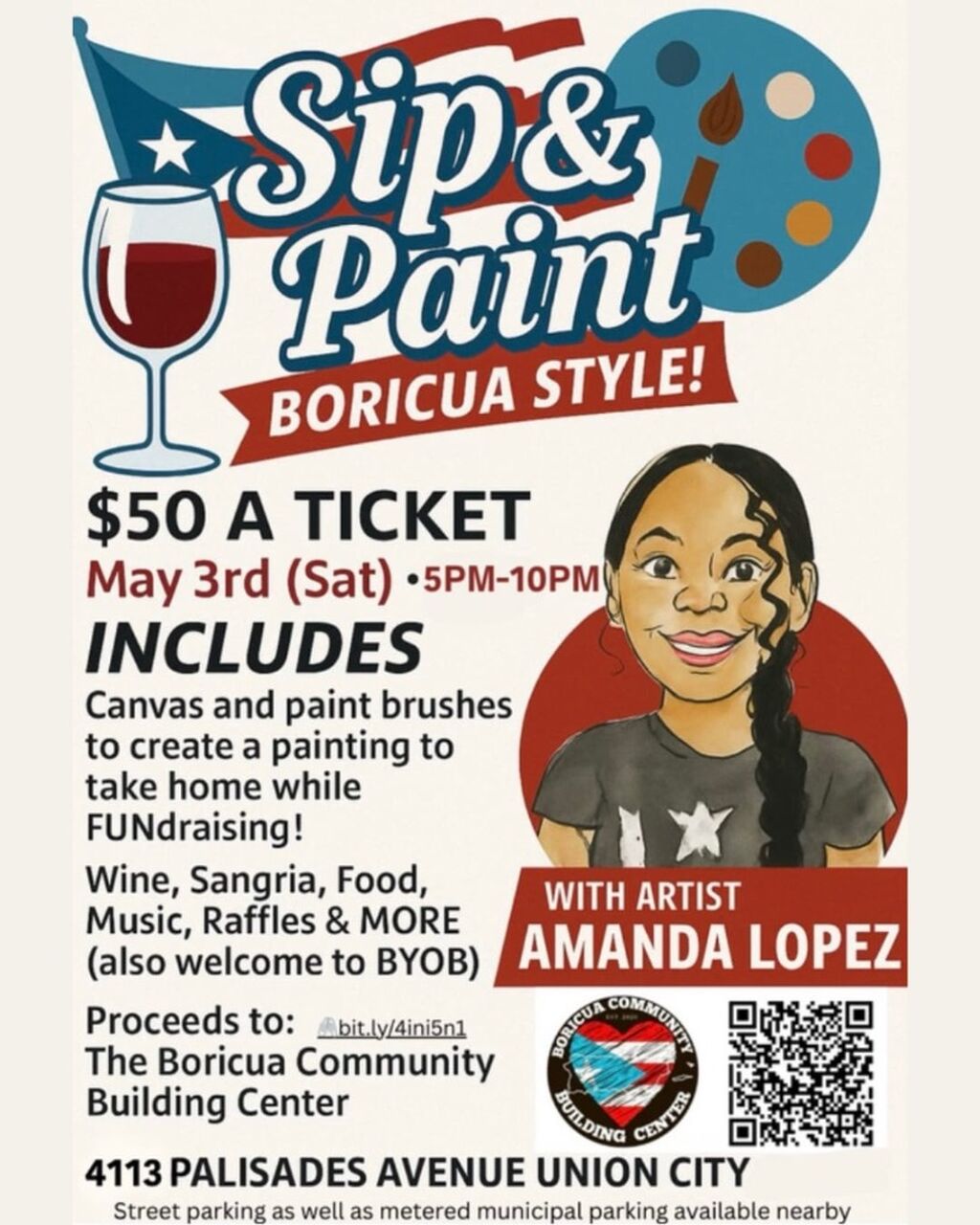 sip and paint boricua style