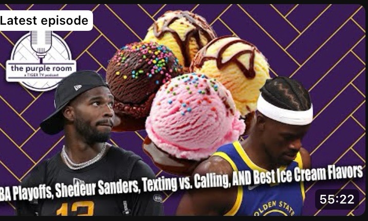 The Purple Room | NBA Playoffs, Shedeur Sanders, Text vs. Call, Drafting ice cream flavors 