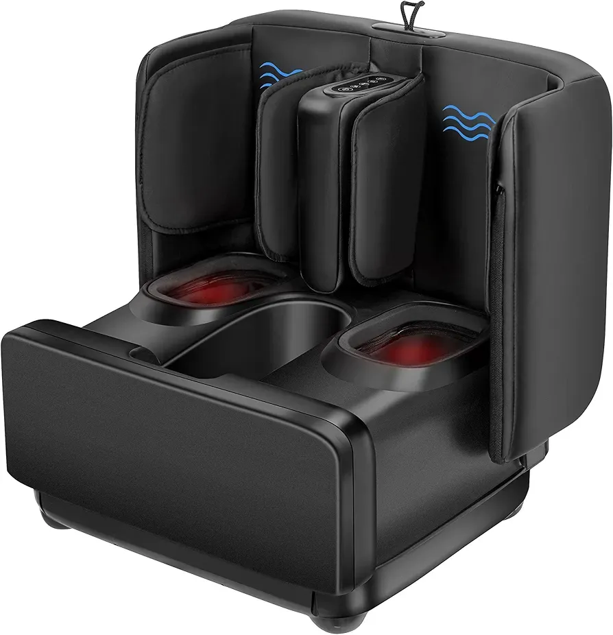 Foot Massager & Rest &ndash; Heated, App-Controlled | Calf & Foot Pain Relief