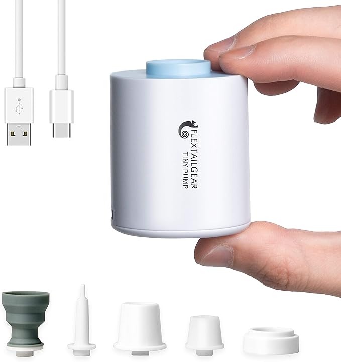 Mini Air Pump &ndash; USB, 1300mAh, For Beds & Floats