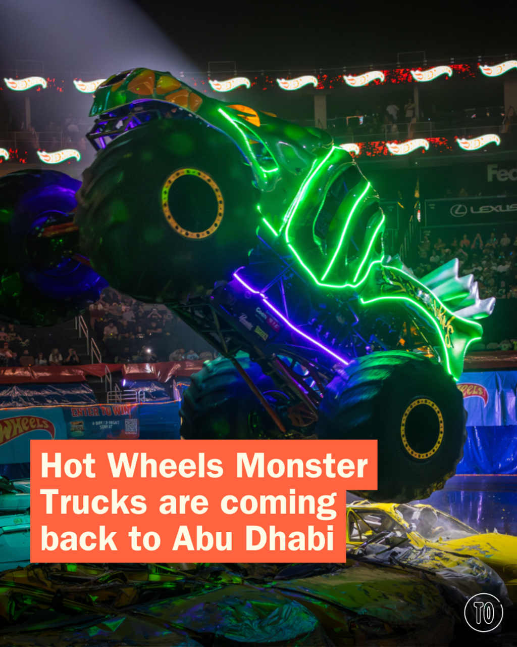 Hot Wheels Monster Trucks are coming back to Abu Dhabi