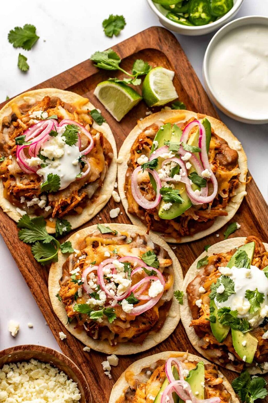Sheet Pan Chicken Tostadas