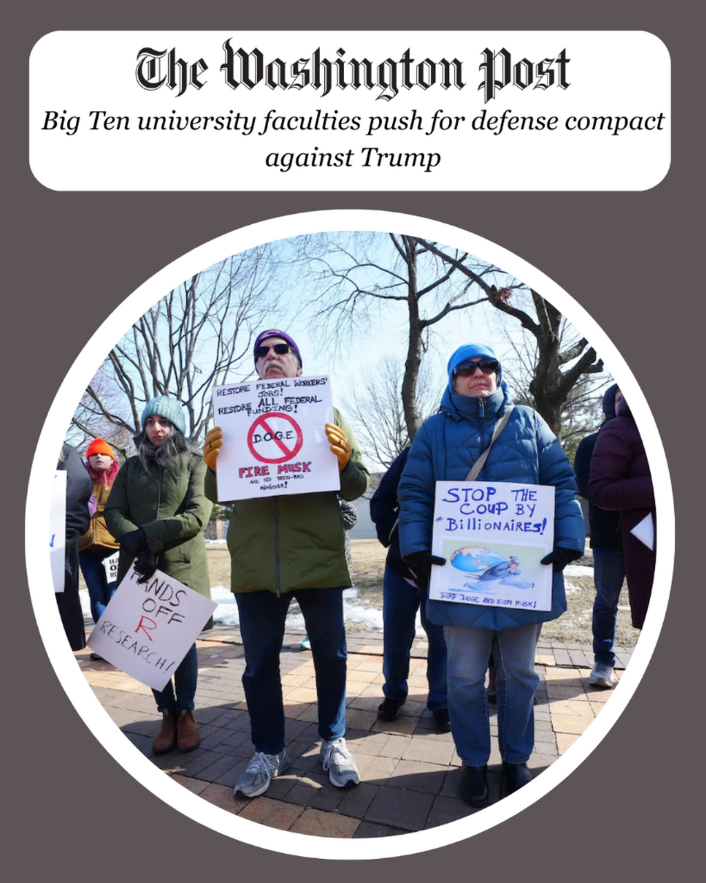 Big Ten university faculties push for defense compact against Trump