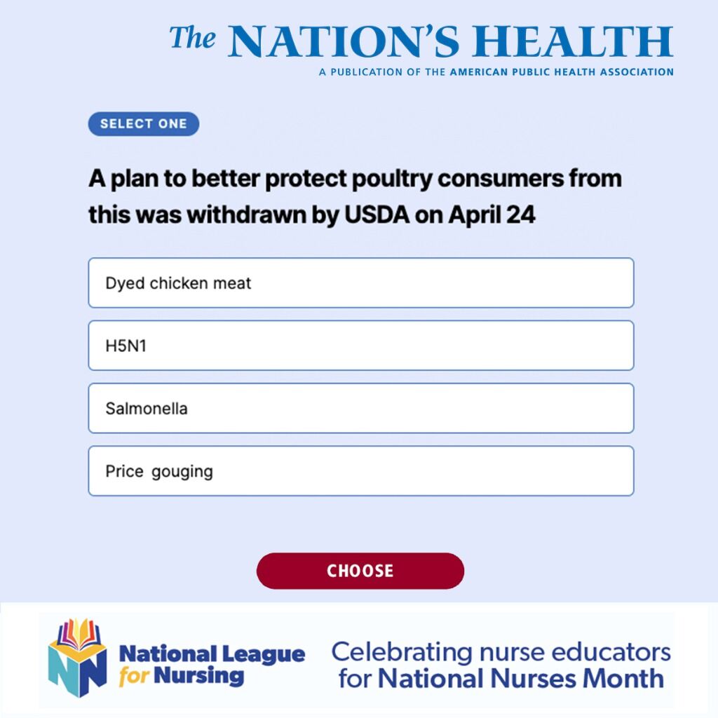 Nation's Health News Quiz