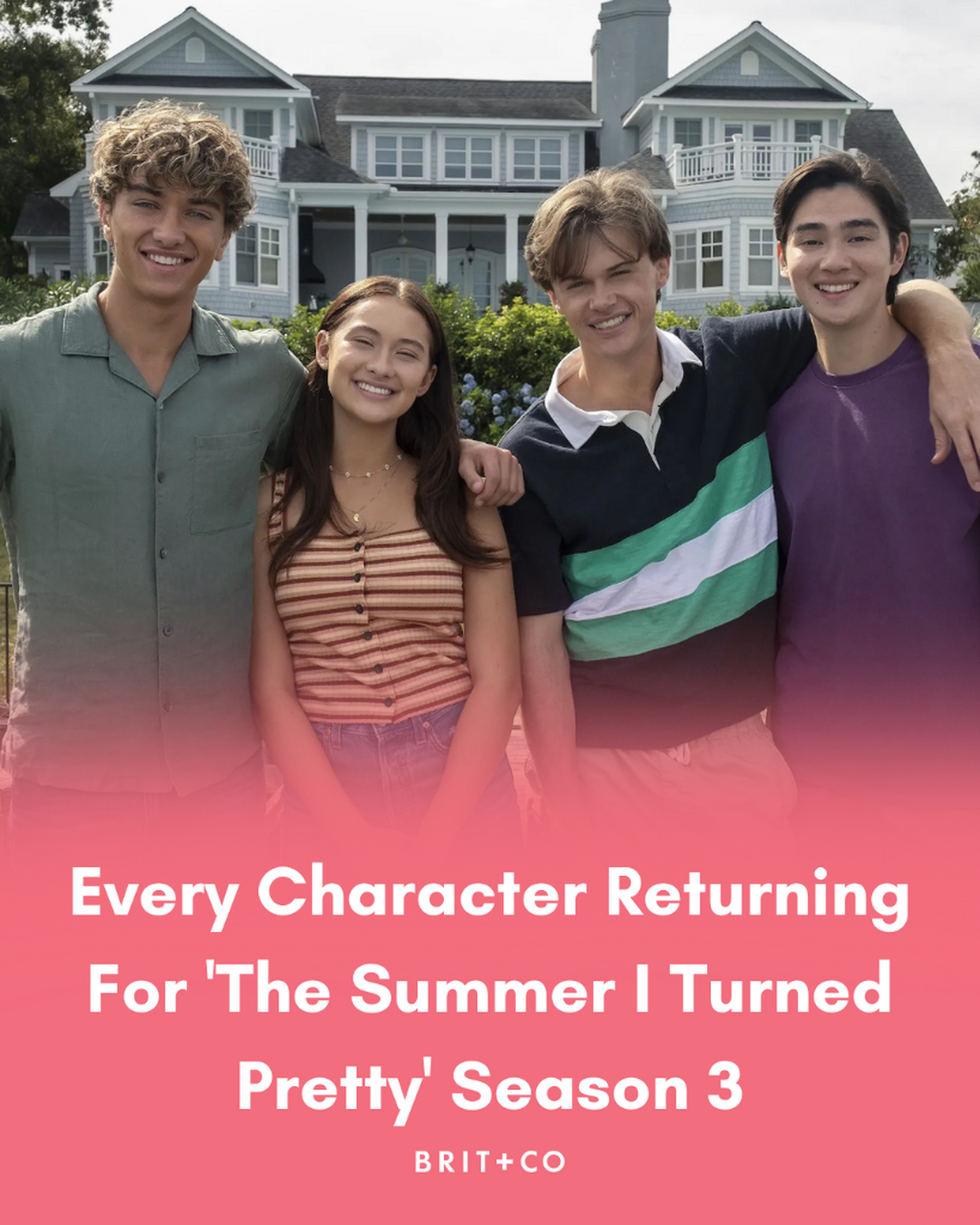 Every Character Returning For 'The Summer I Turned Pretty' Season 3