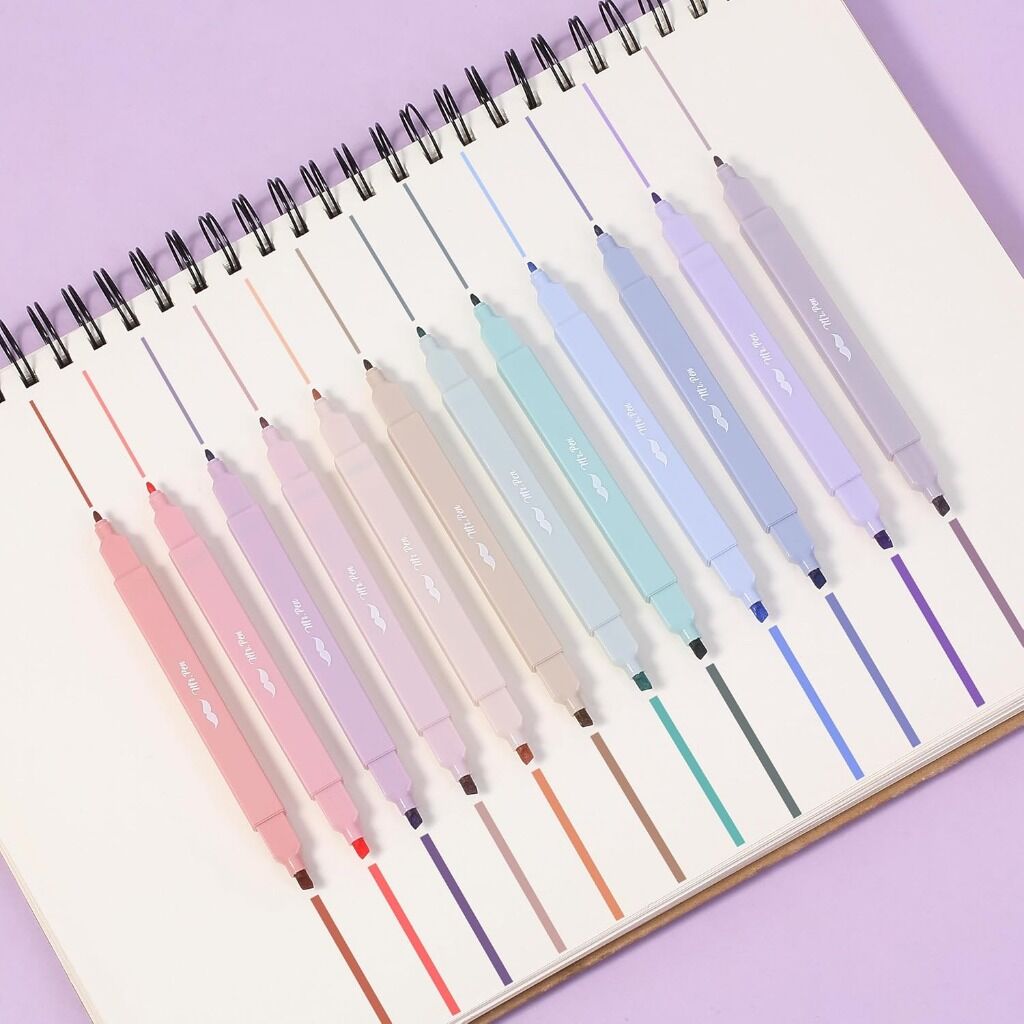 Dual Tip Aesthetic Highlighters