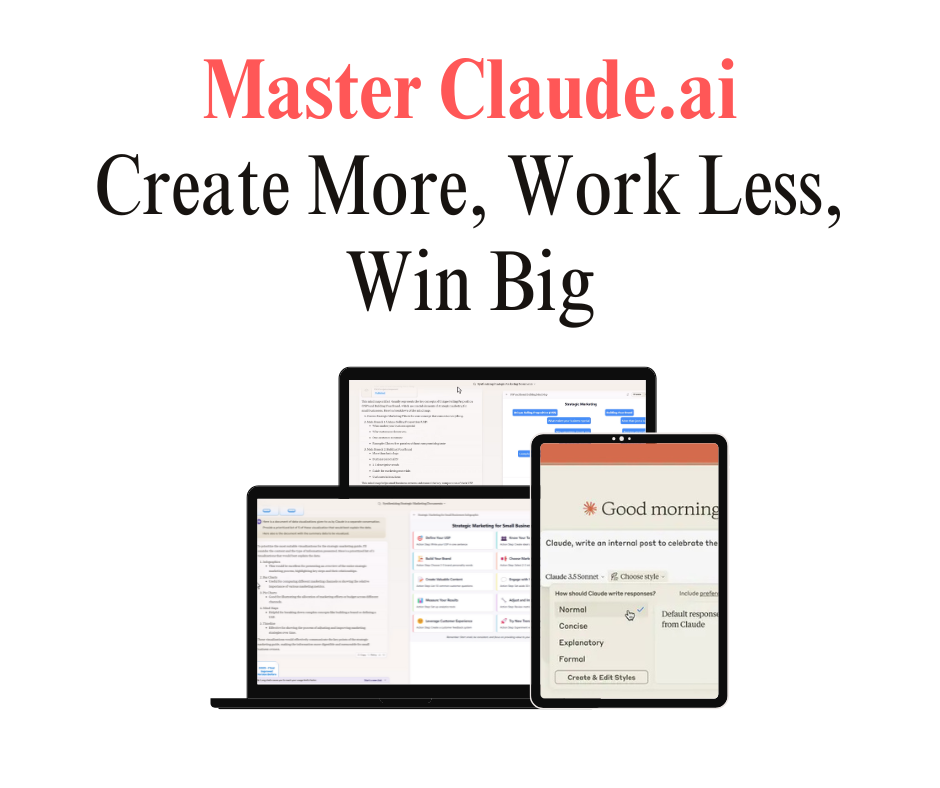 Create More, Work Less, Win Big with Master Claude.ai
