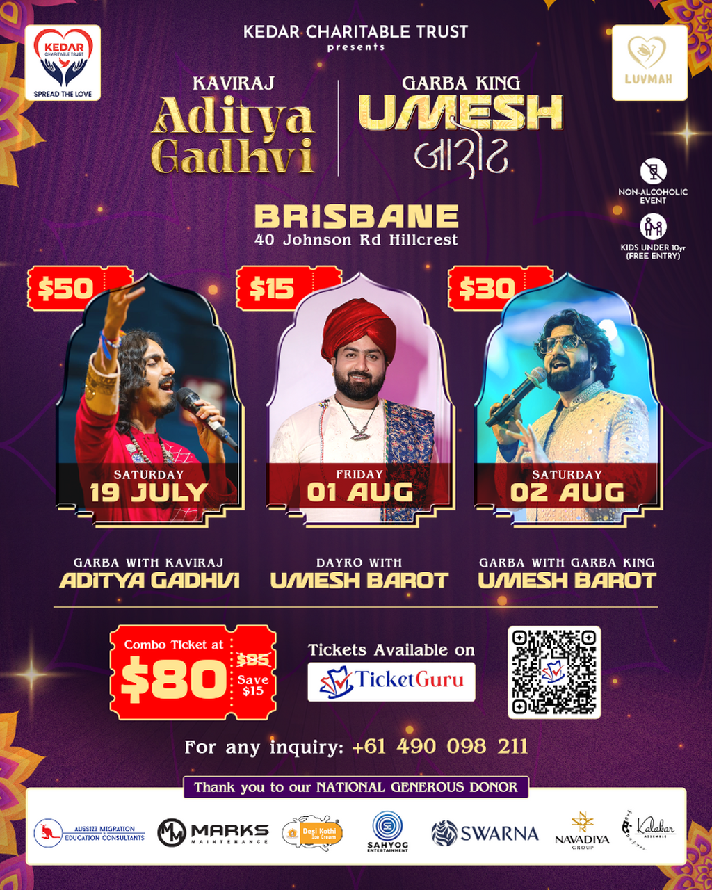 BRISBANE - COMBO - ADITYA GADHVI & UMESH BAROT