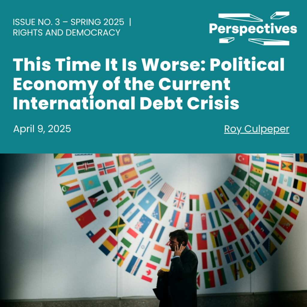 This Time It Is Worse:&nbsp;Political Economy of the Current International Debt Crisis | Perspectives Journal