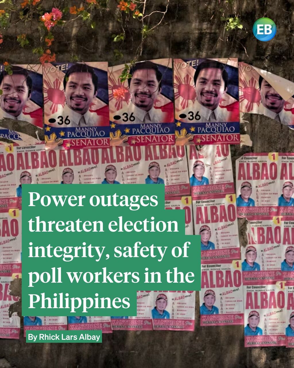 Power outages threaten election integrity, safety of poll workers in the Philippines: climate and energy rights groups