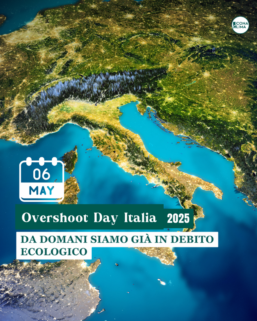 Overshoot Day Italia 2025: siamo gi&agrave; in debito ecologico