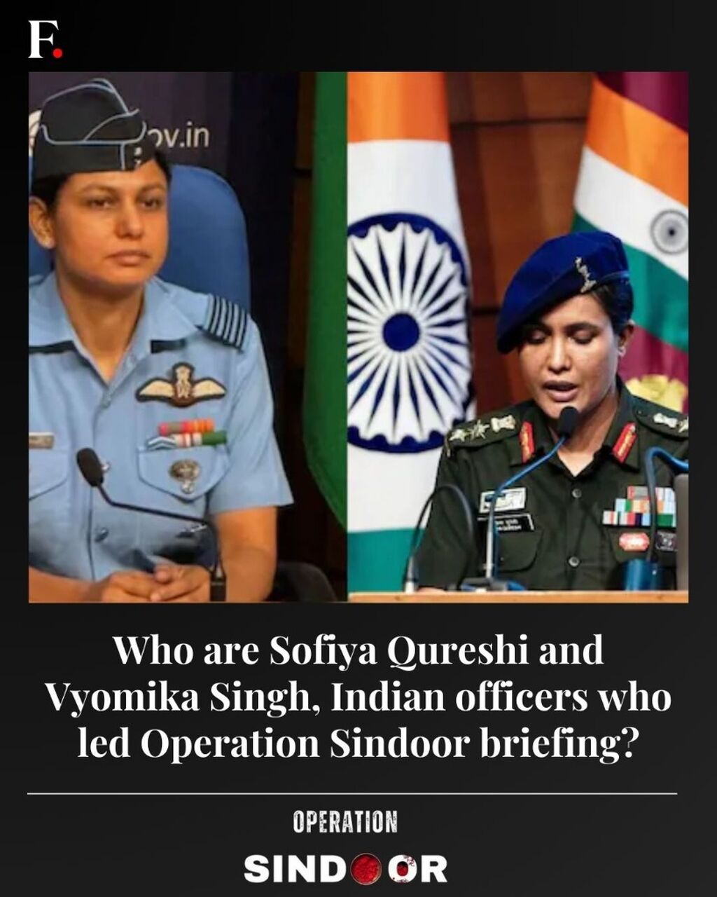 Who are Sofiya Qureshi and Vyomika Singh, Indian officers who led Operation Sindoor briefing?