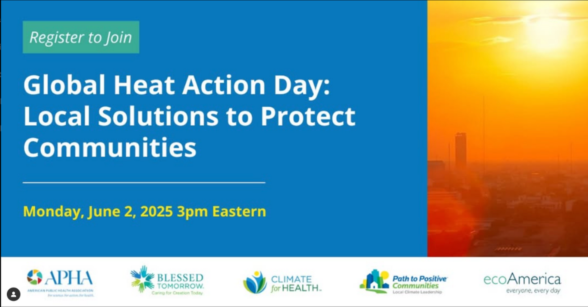 Webinar - Global Heat Action Day