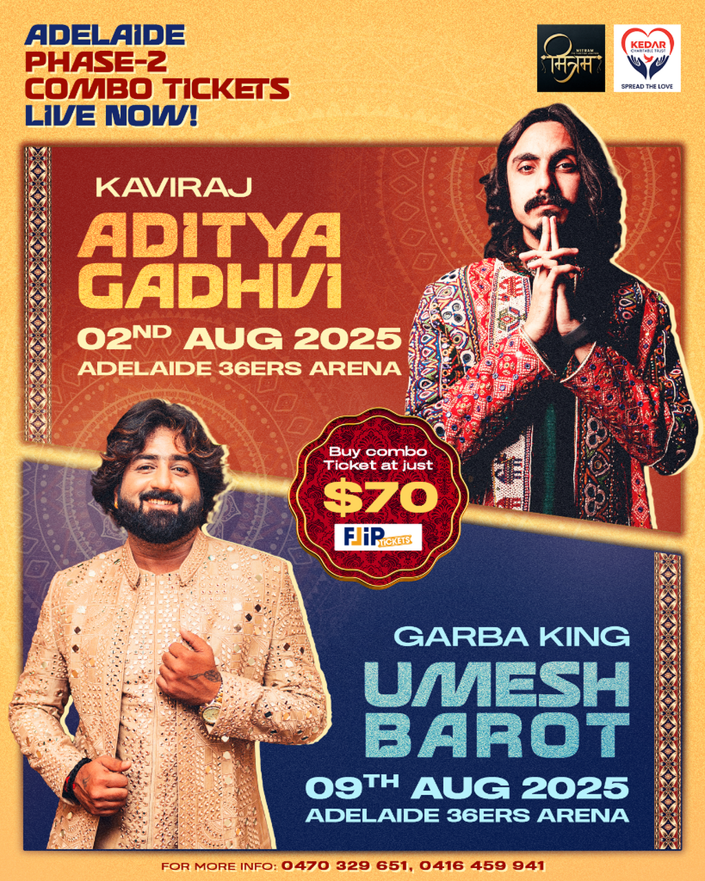 ADELAIDE - COMBO - ADITYA GADHVI & UMESH BAROT