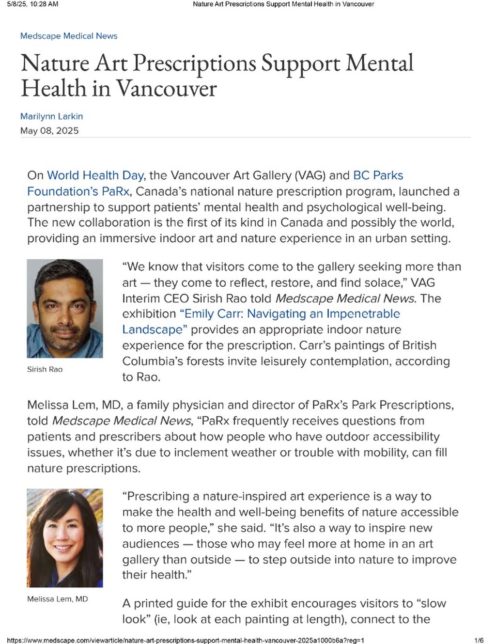 Nature Art Prescriptions Support Mental Health in Vancouver