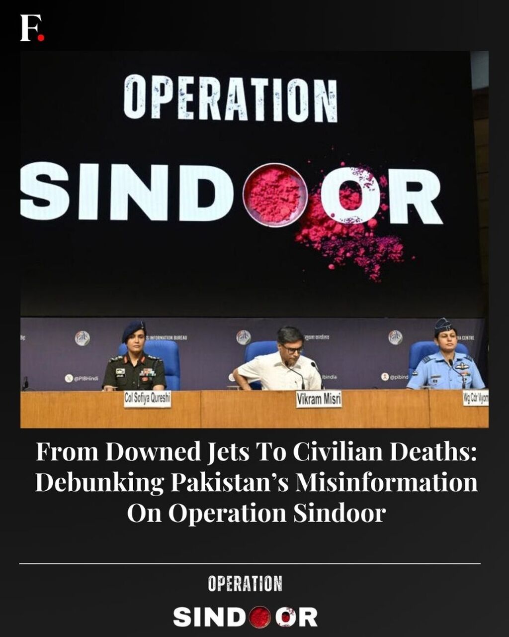 From downed jets to civilian deaths: Debunking Pakistan&rsquo;s misinformation on Operation Sindoor