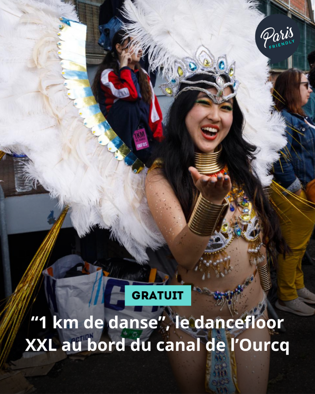 &ldquo;1 km de danse&rdquo;, le dancefloor XXL au bord du canal de l&rsquo;Ourcq