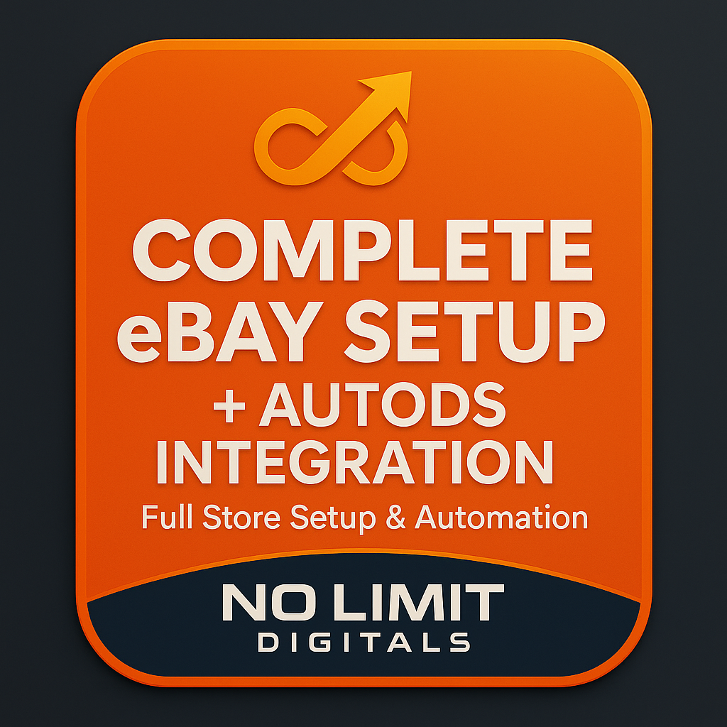 Complete eBay Setup + AutoDS Integration &ndash; Full Store Setup & Automation	