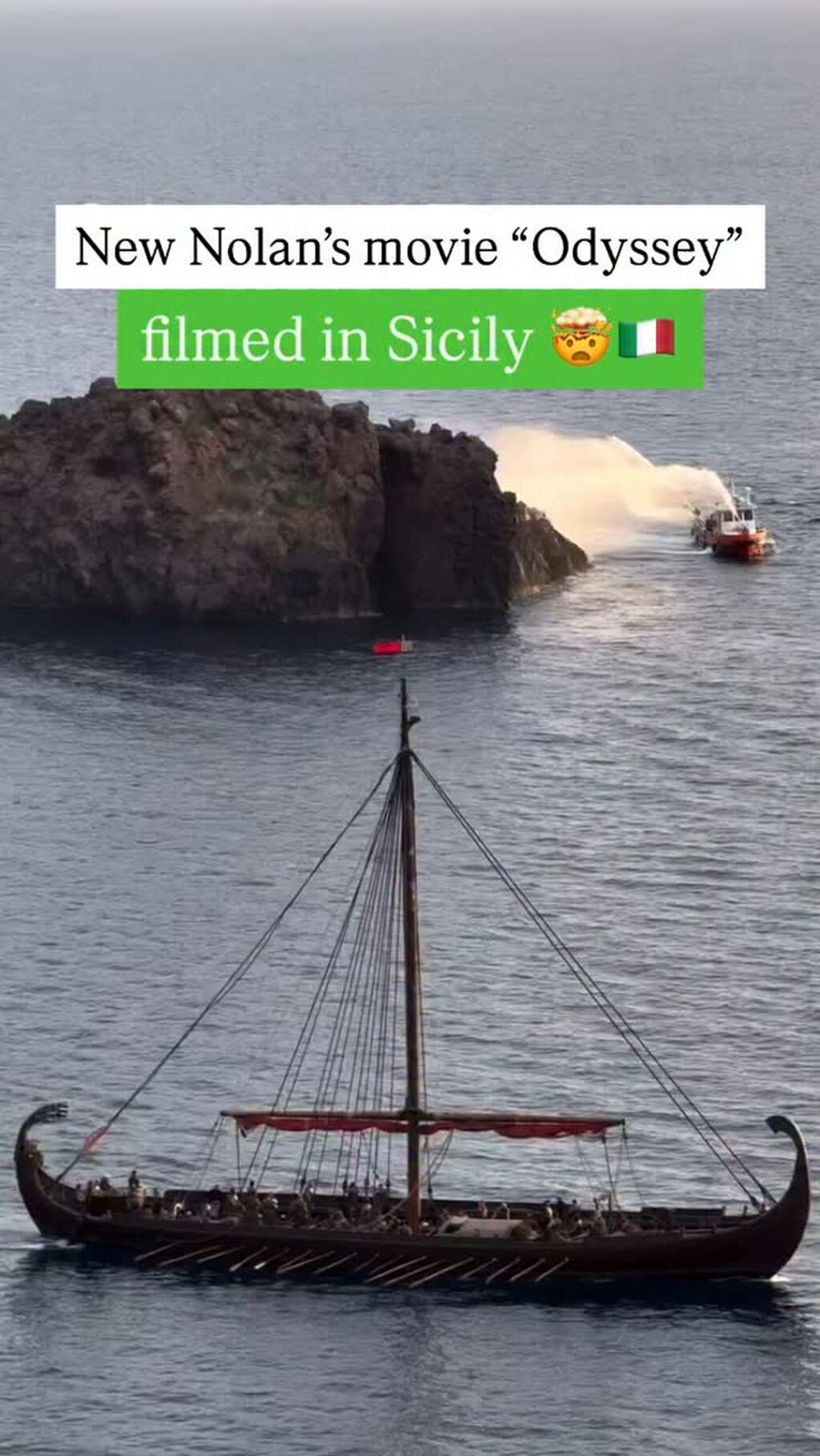 The Odyssey in Sicily: the filming locations of the new movie by Christopher Nolan