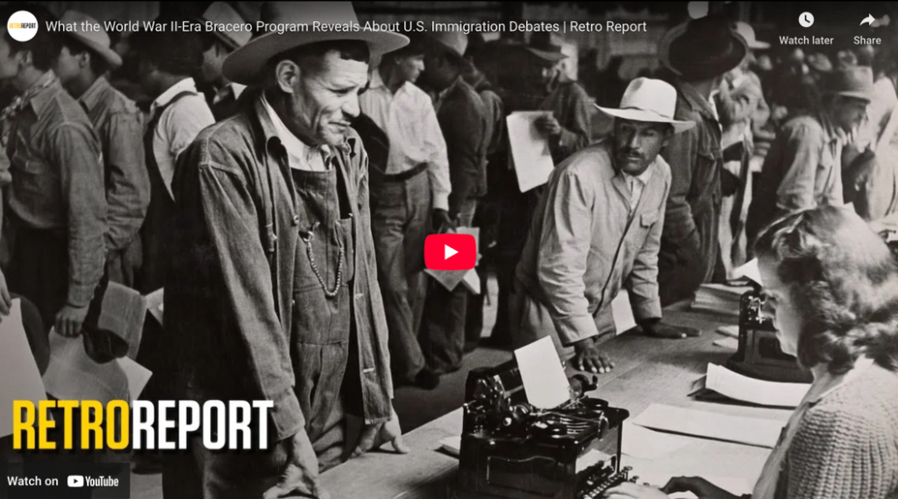 What the World War II-Era Bracero Program Reveals About U.S. Immigration Debates
