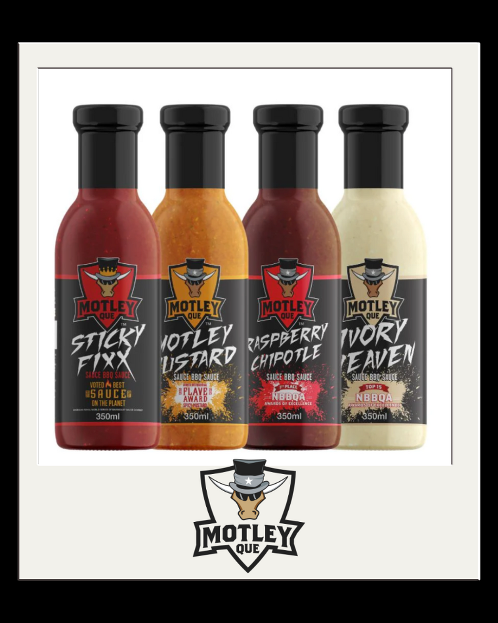 Motley Que BBQ sauce rubs