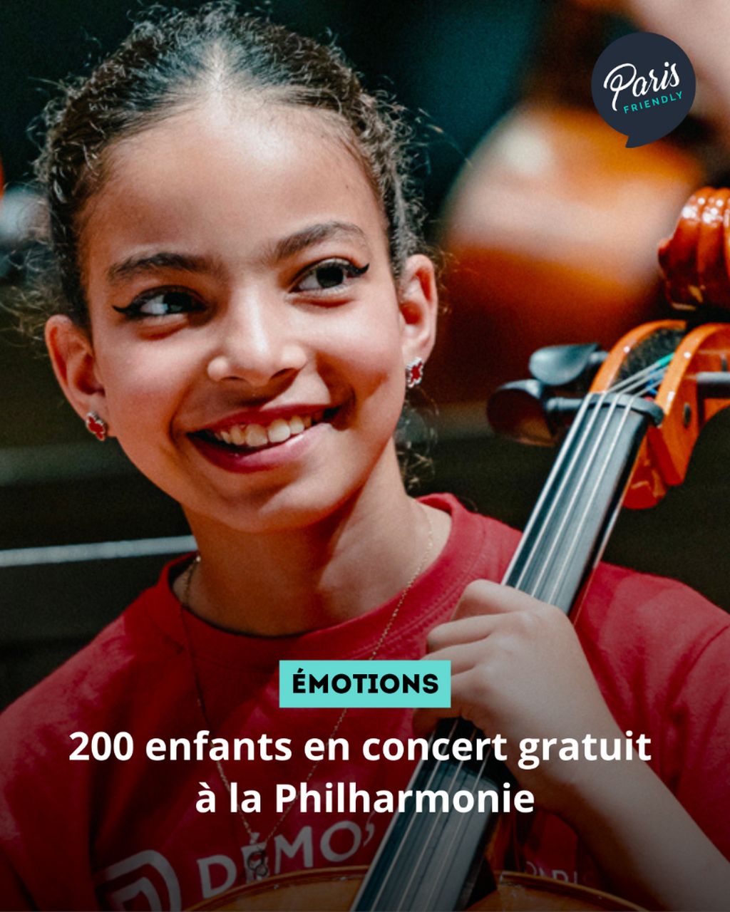 200 enfants en concert gratuit &agrave; la Philharmonie
