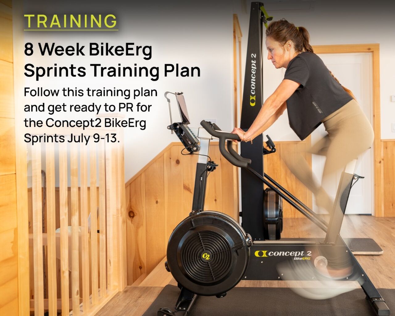 8 WEEK BIKEERG SPRINTS TRAINING PLAN