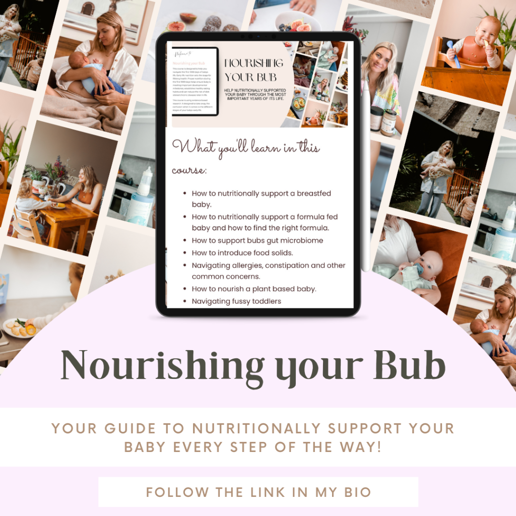 Nourishing your Bub