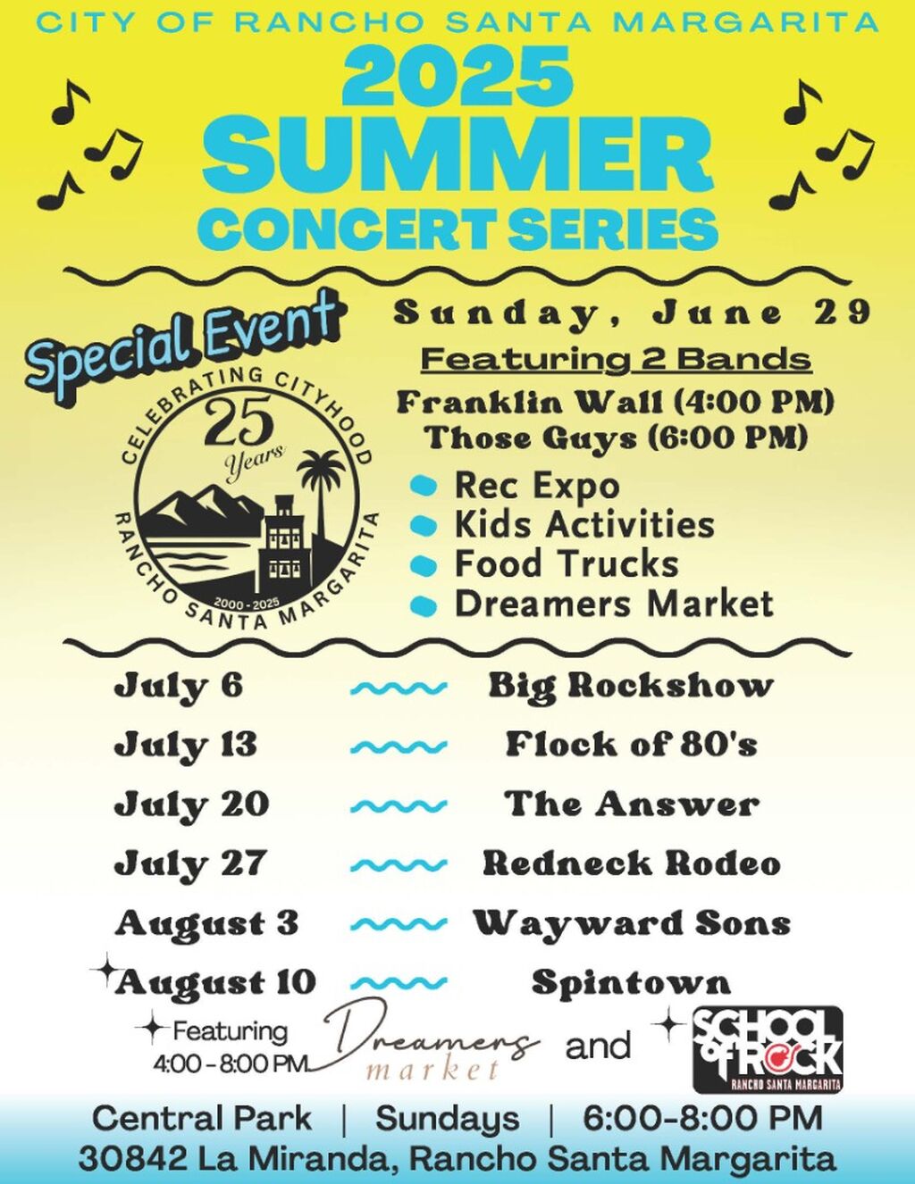 2025 Summer Concert Series