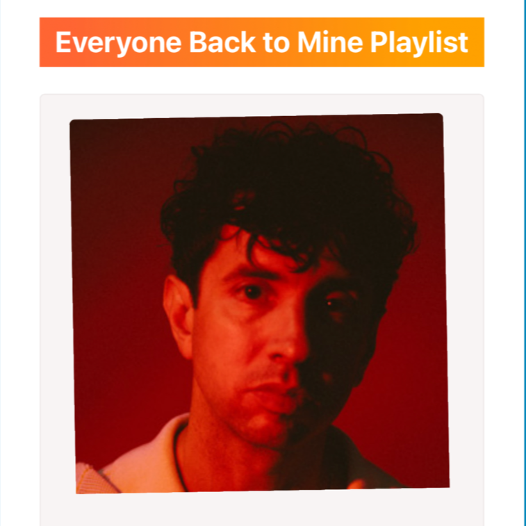 DREAM CHIMNEY BACK TO MINE PLAYLIST
