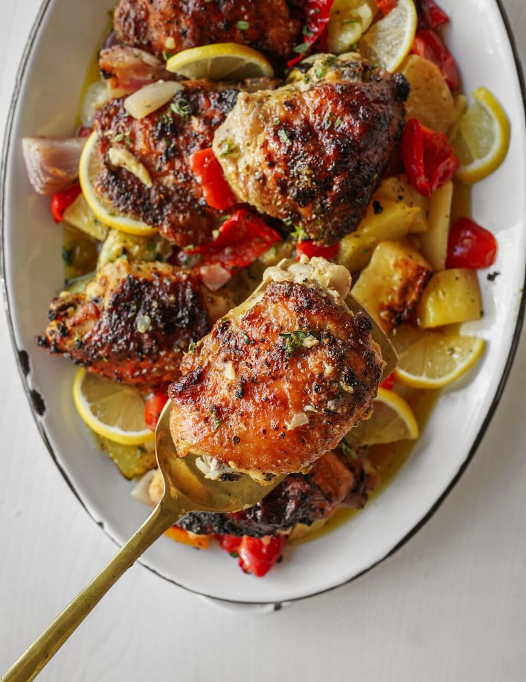 Greek Lemon Chicken and Potatoes