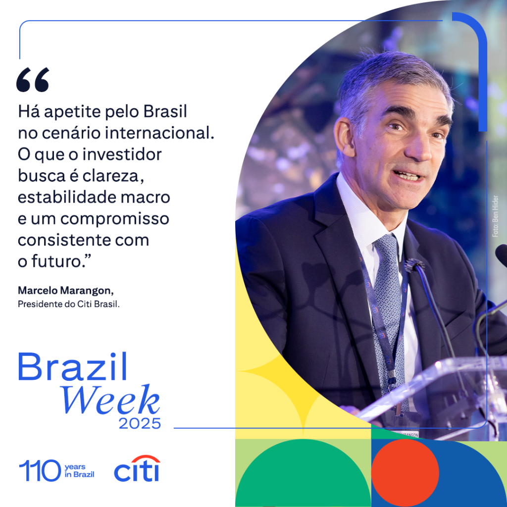 Marcelo Marangon, Presidente do Citi Brasil, &eacute; destaque no Valor Econ&ocirc;mico direto de Nova York, durante o Summit Brazil-USA.