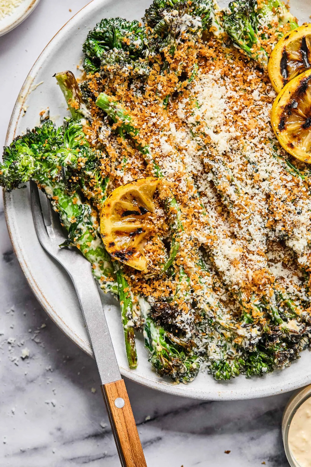 Grilled Broccolini Caesar 