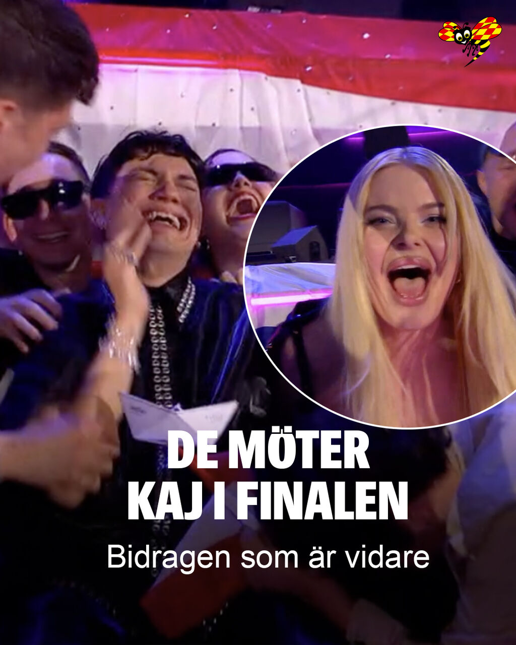 De &auml;r vidare till final i Eurovision 2025