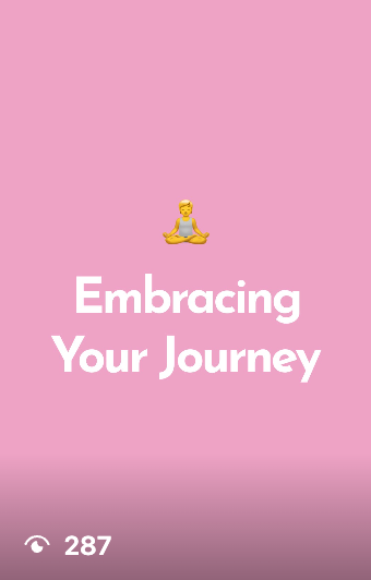 embracing your journey
