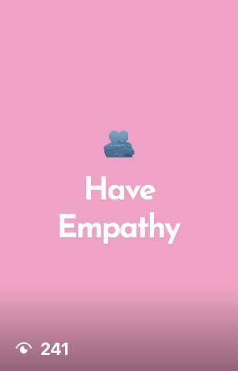 have empathy