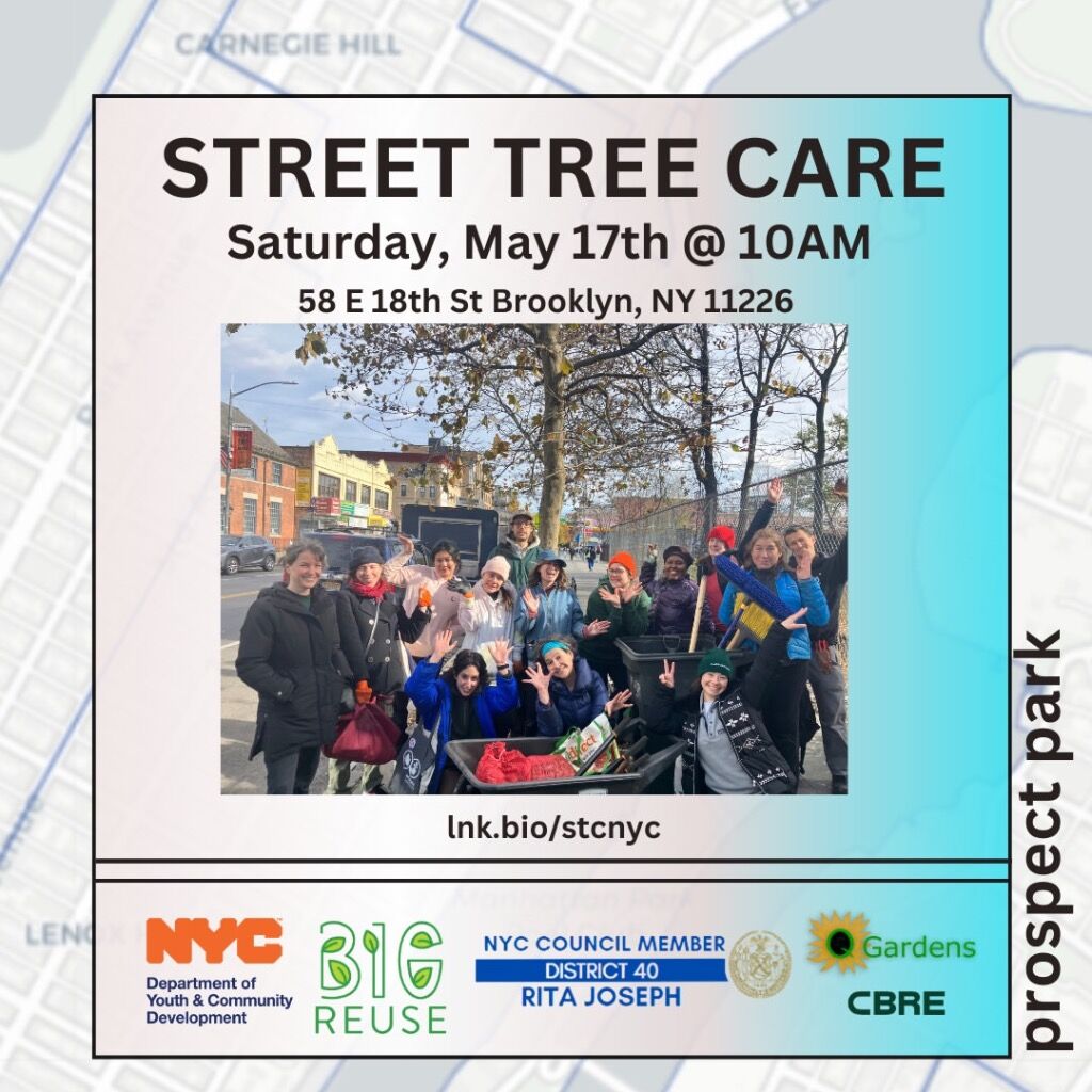 5/17, 10-noon | Tree Care (Q Gardens, BK)