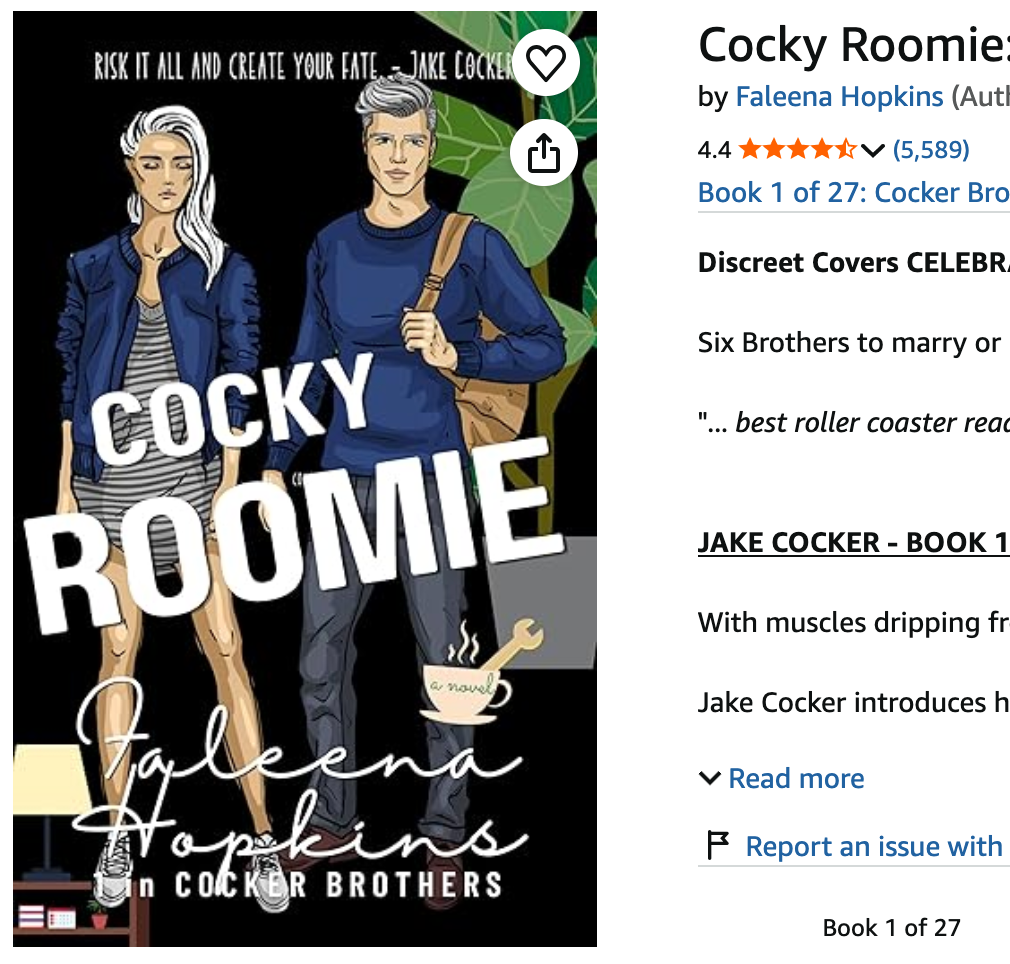 Cocky Roomie on Amazon