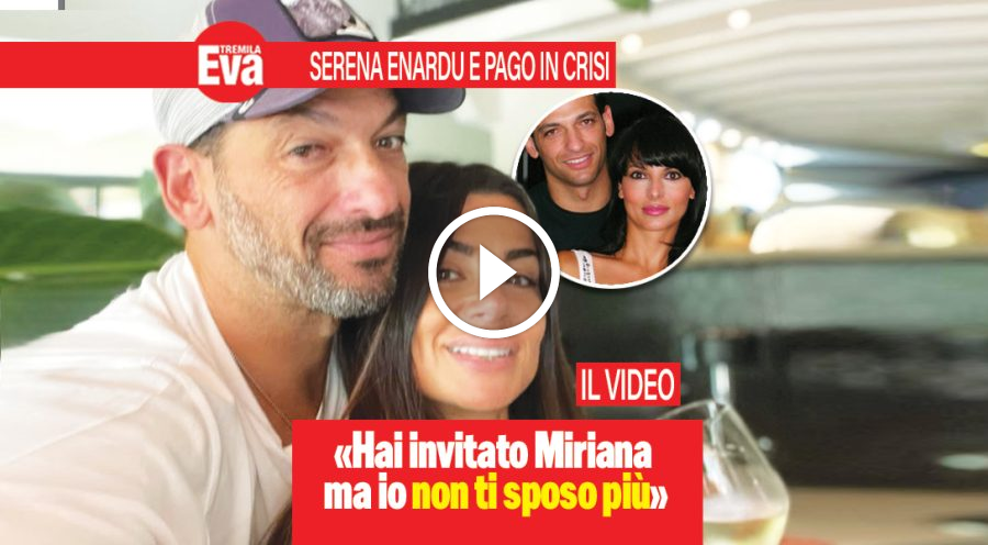 Serena Enardu, stop a Pago: &laquo;ci siamo lasciati a Pasquetta&raquo;