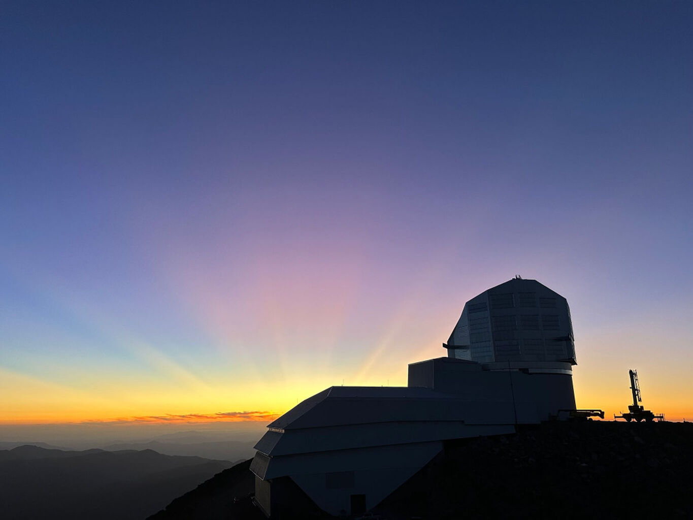 An eye to the sky (credit: RubinObs/NSF/AURA/A. Alexov)