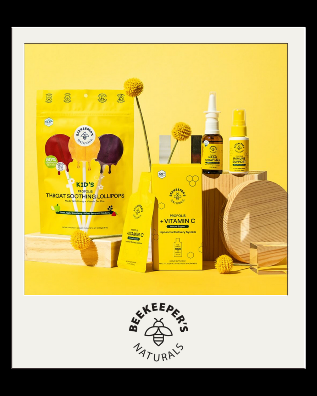 Beekeeper's Naturals natural remedies honey propolis pollen