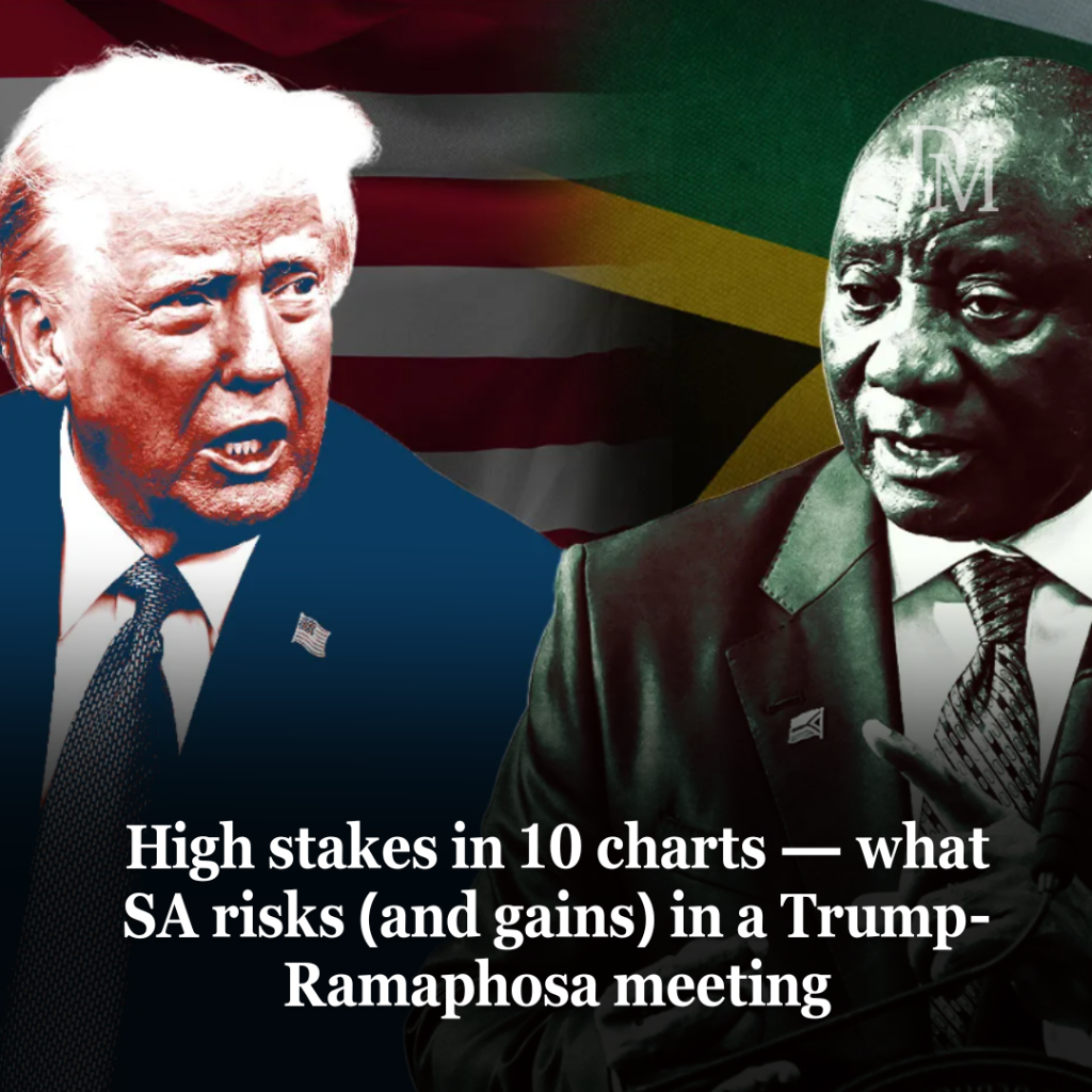 High stakes in 10 charts &mdash; what SA risks (and gains) in a Trump-Ramaphosa meeting