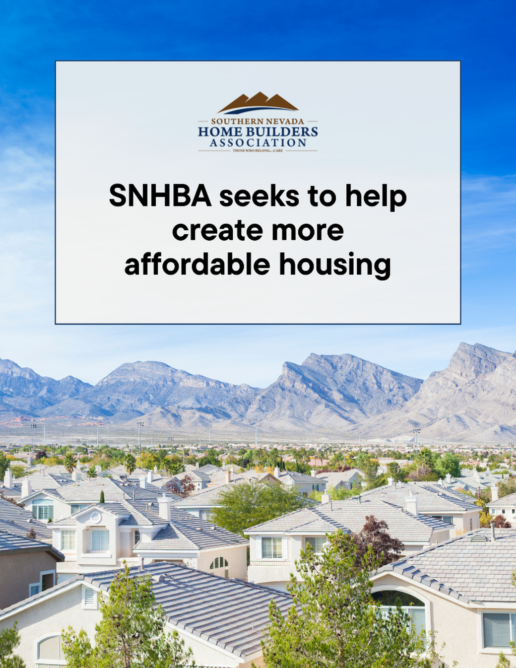 SNHBA seeks to help create more affordable housing - Review Journal